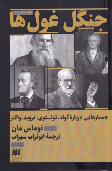 کتاب جنگل غول ها نشر هرمس نویسنده توماس مان مترجم ابوتراب سهراب جلد شومیز قطع رقعی